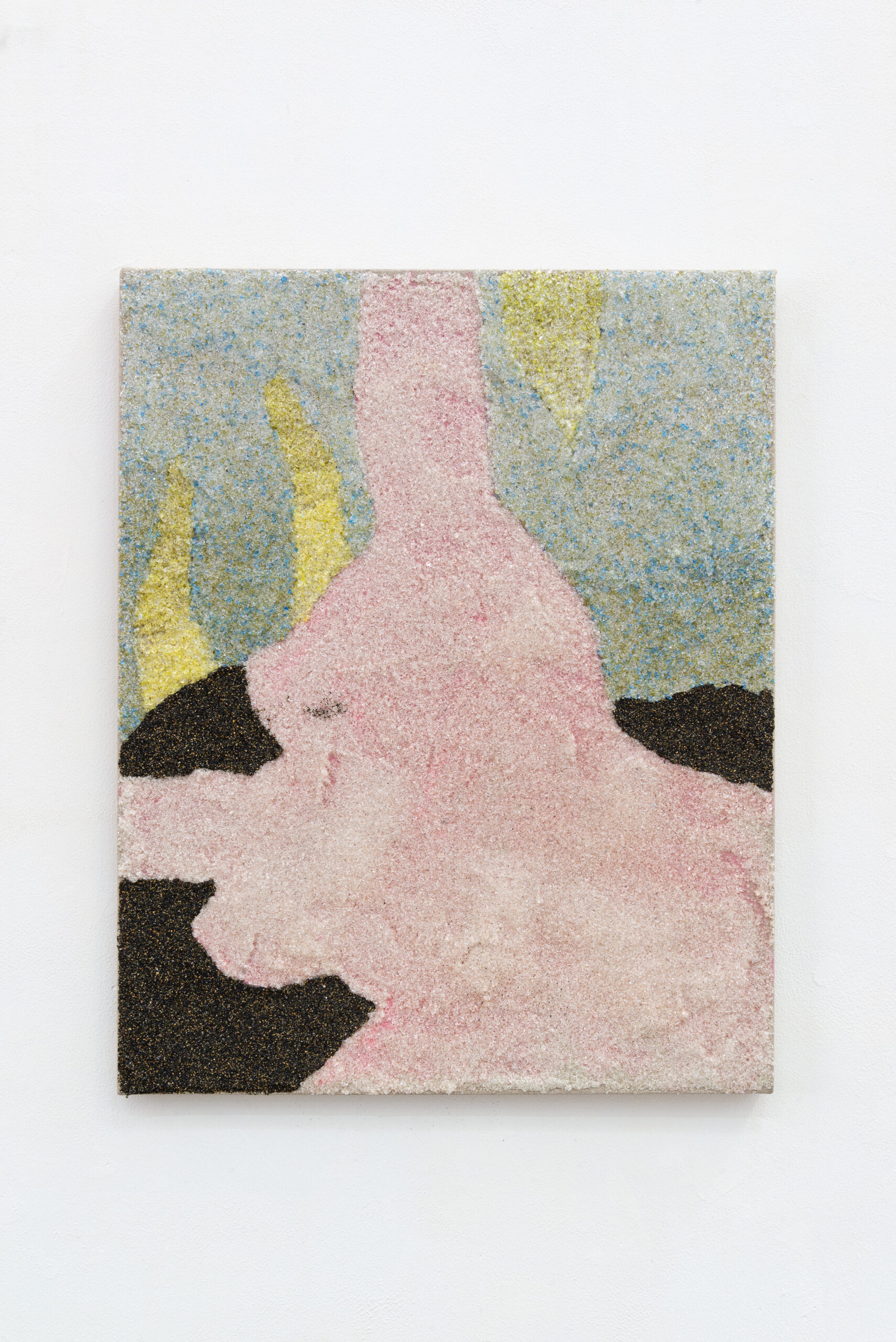 ISO #224, 225, 227, 228, 229, 230, 231, 232, 233, 234, 235, 237, 238, 239, 240, (Series donna-toro), 2025 Glass powder, sand and rabbit glue on canvas, 40 x 50 cm each / 15,7 x 19,7 inches