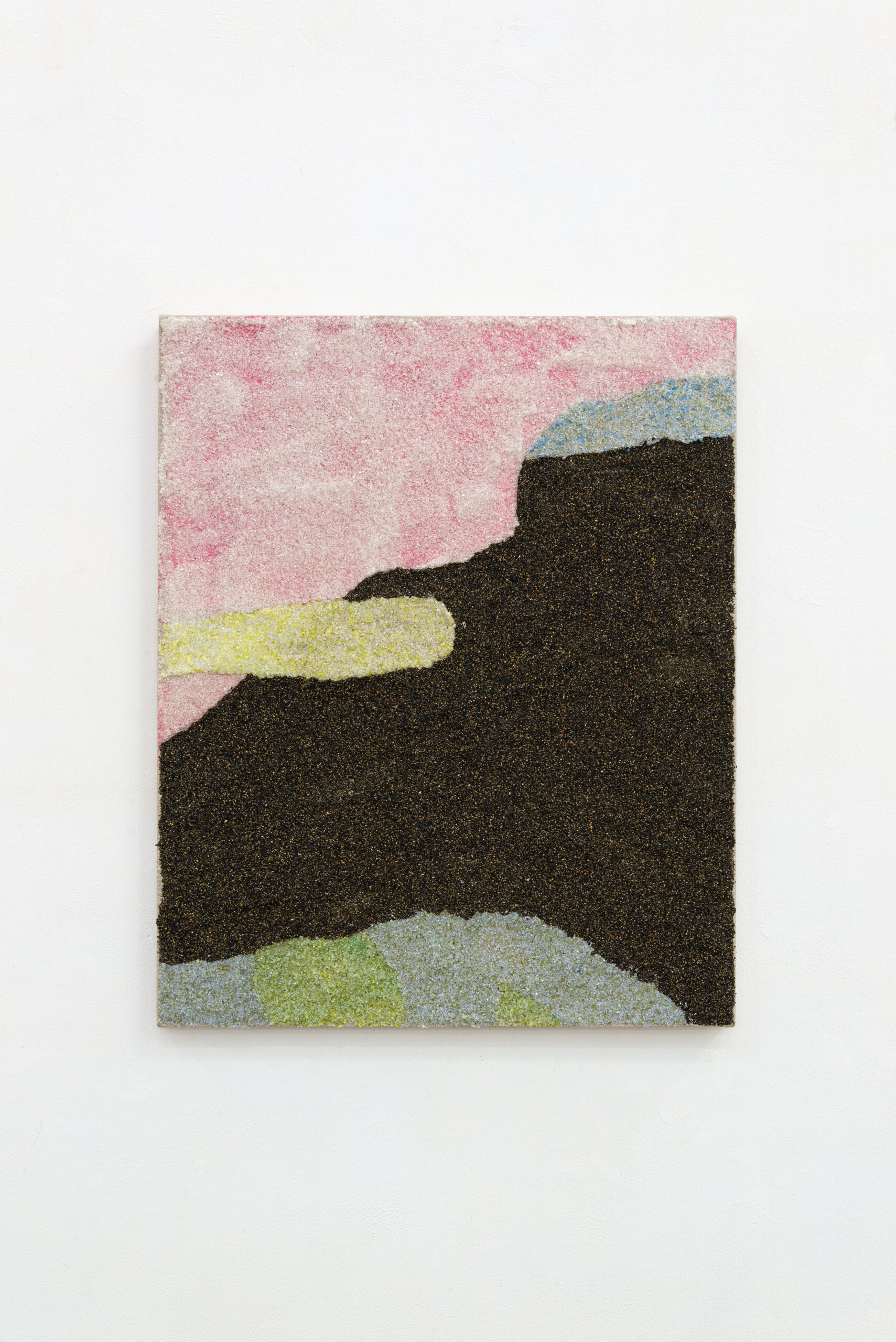 ISO #224, 225, 227, 228, 229, 230, 231, 232, 233, 234, 235, 237, 238, 239, 240, (Series donna-toro), 2025 Glass powder, sand and rabbit glue on canvas, 40 x 50 cm each / 15,7 x 19,7 inches