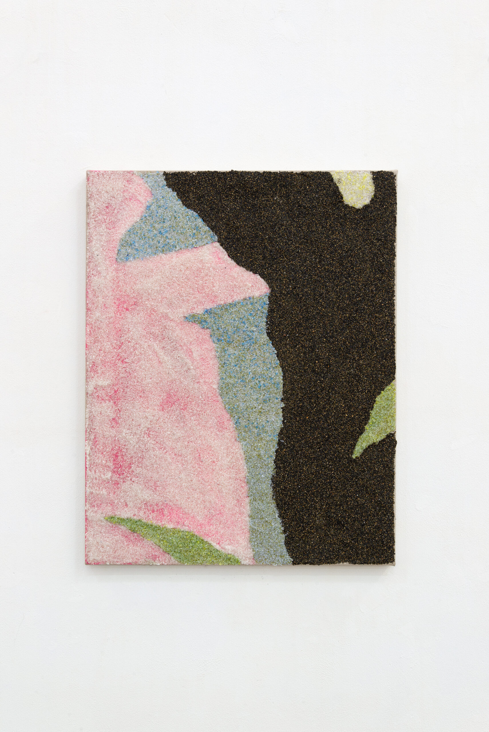 ISO #224, 225, 227, 228, 229, 230, 231, 232, 233, 234, 235, 237, 238, 239, 240, (Series donna-toro), 2025 Glass powder, sand and rabbit glue on canvas, 40 x 50 cm each / 15,7 x 19,7 inches