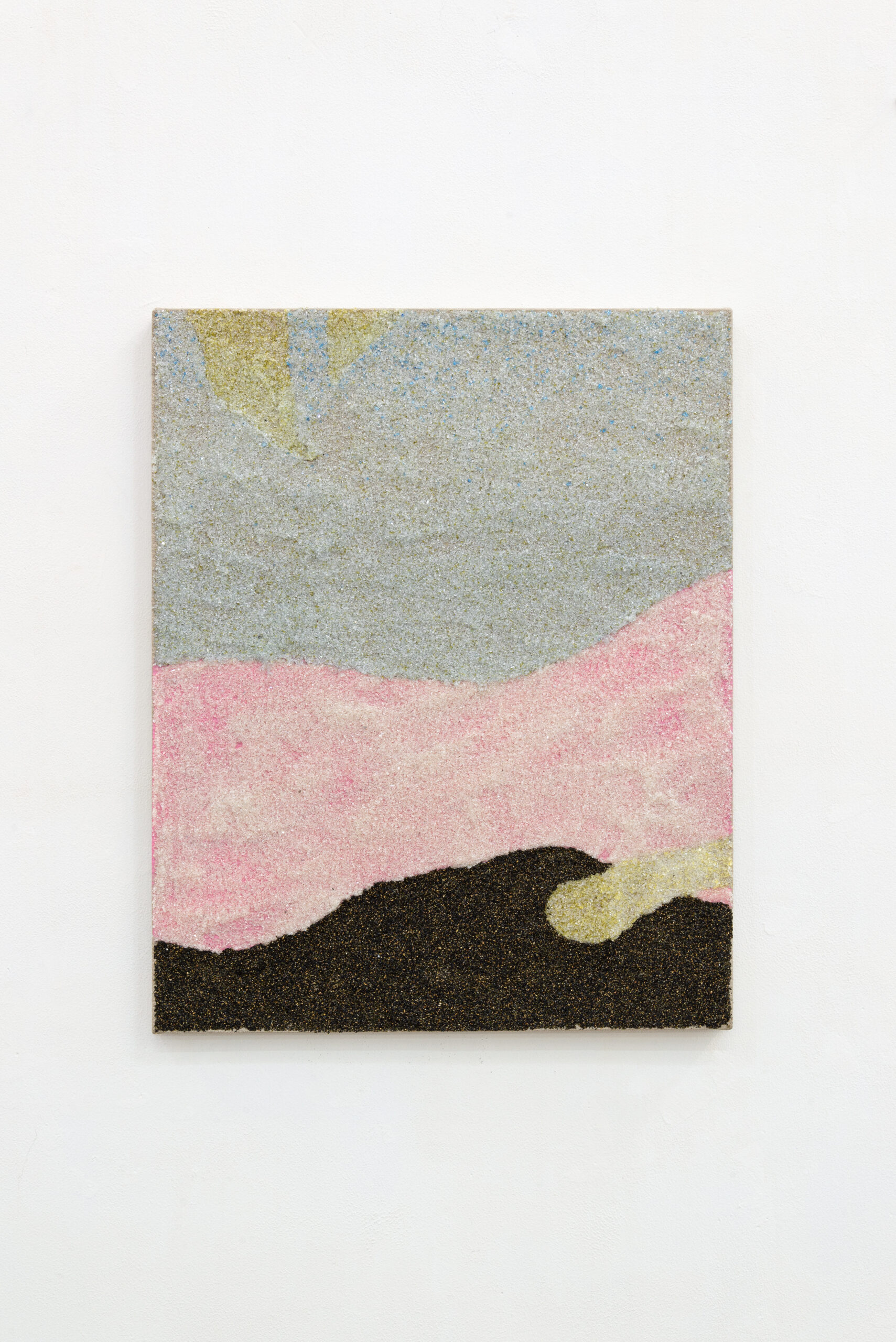 ISO #224, 225, 227, 228, 229, 230, 231, 232, 233, 234, 235, 237, 238, 239, 240, (Series donna-toro), 2025 Glass powder, sand and rabbit glue on canvas, 40 x 50 cm each / 15,7 x 19,7 inches