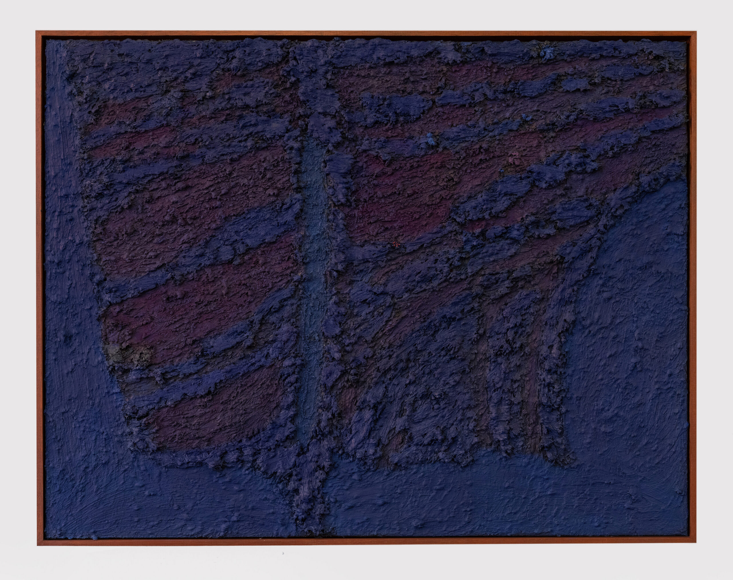 James Collins, Lithic Root 47, 2025-2026, Acrylic, oil, raw pigment and oil bar on canvas, 70 x 90cm