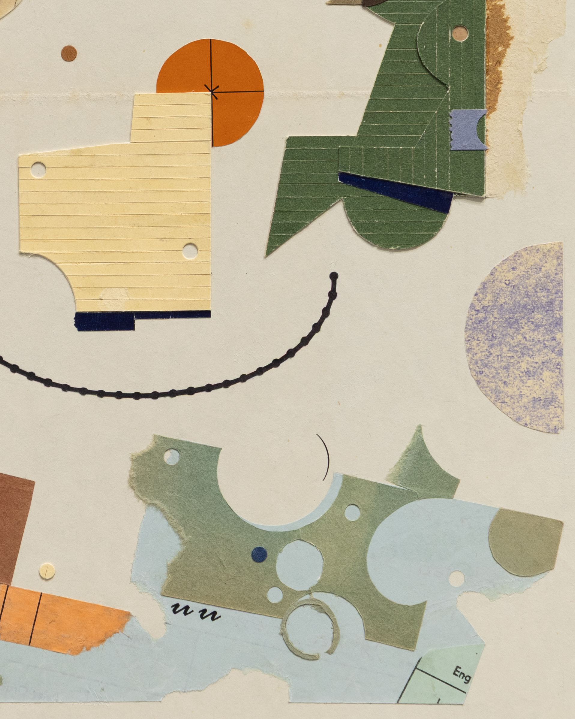 time wounds all wholes (XVIII), 2026
Paper ephemera and letraset on panel