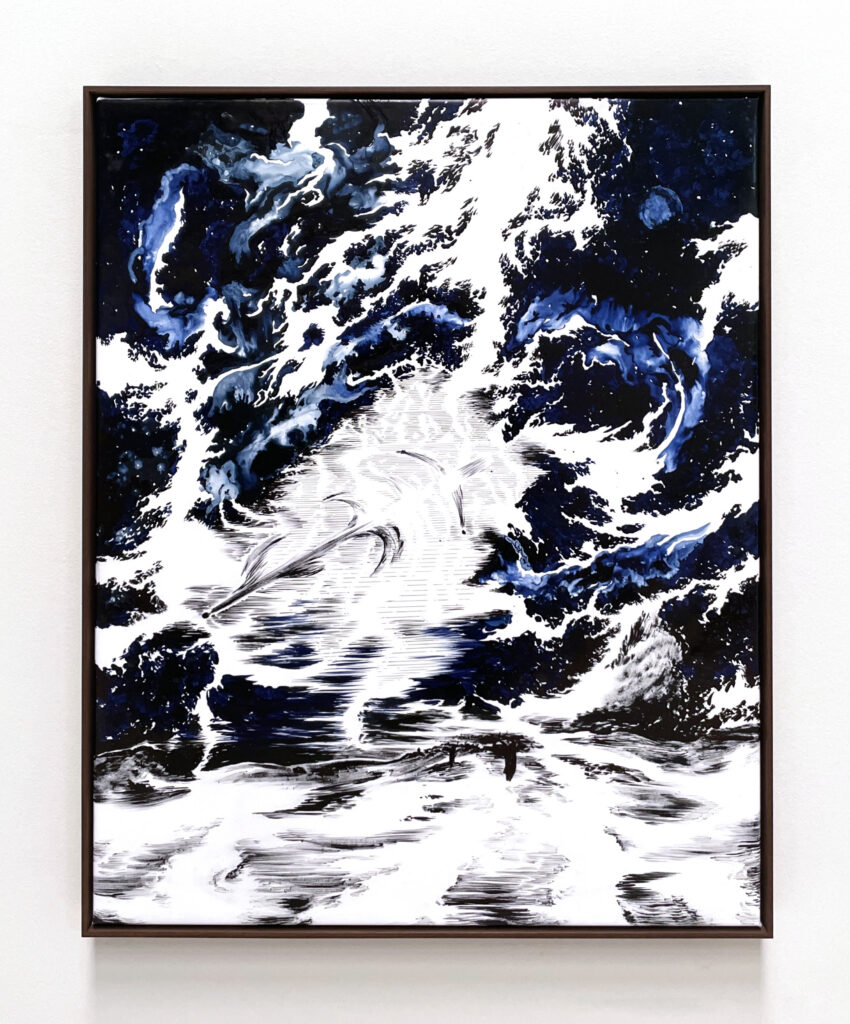 Engramme Aerolites 103 x 83 x 5,5 cm.