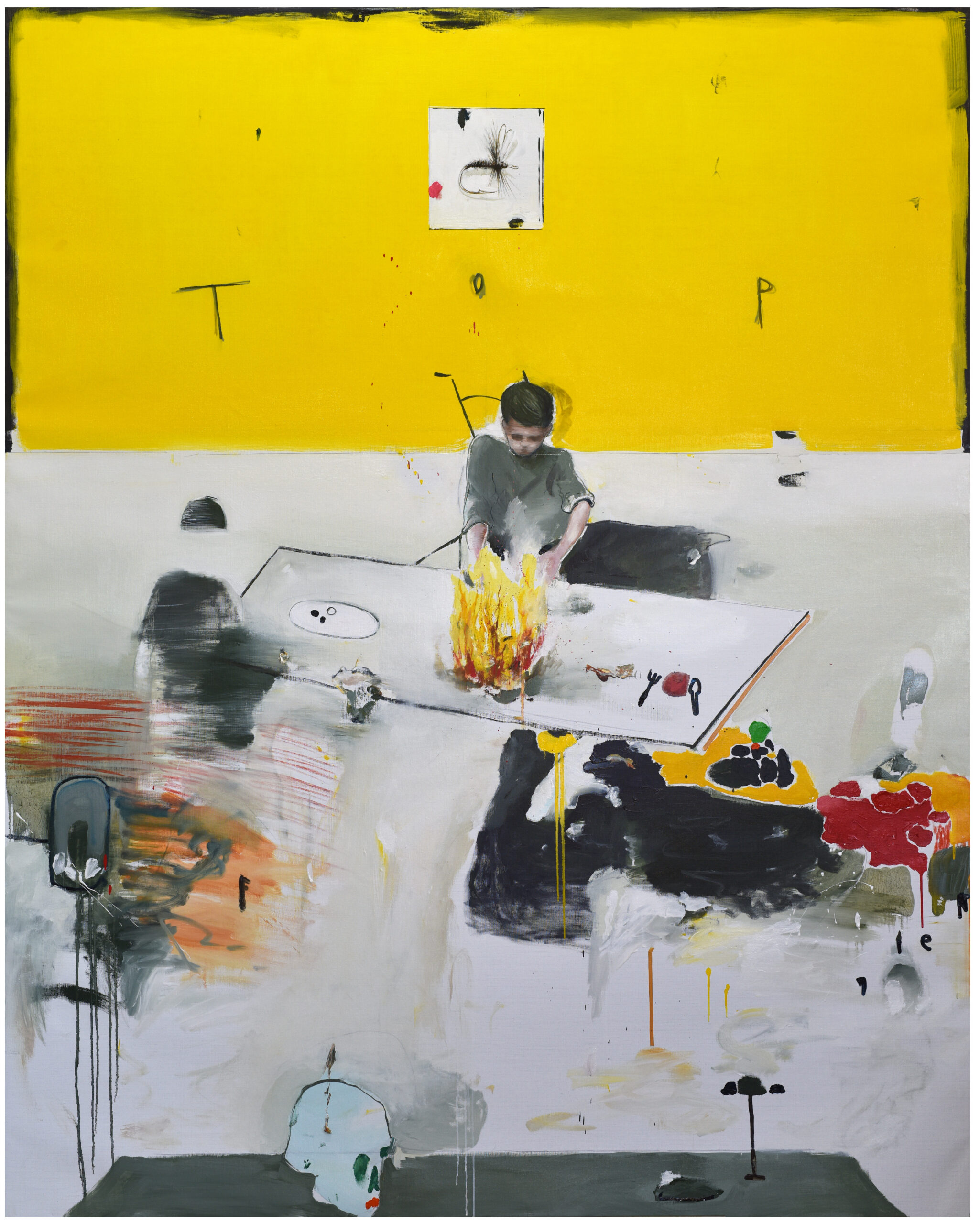 Brian Harte, The Hunt, 2025, oil on linen, 200 x 160 cm, unique