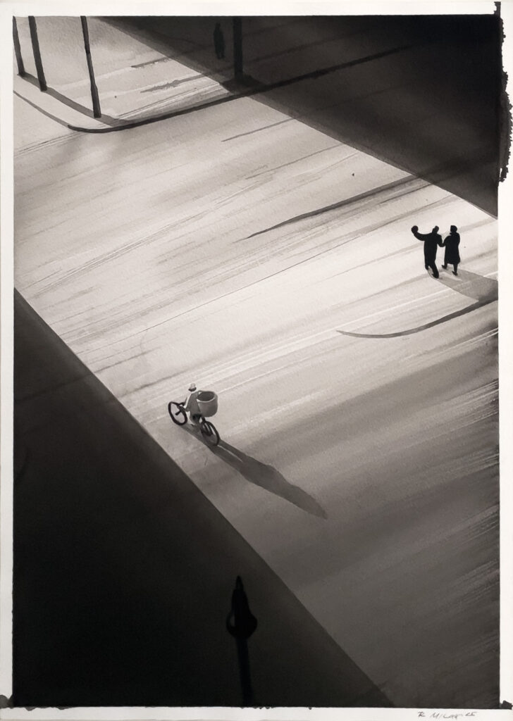 Berlin, Alexanderplatz, 7 am