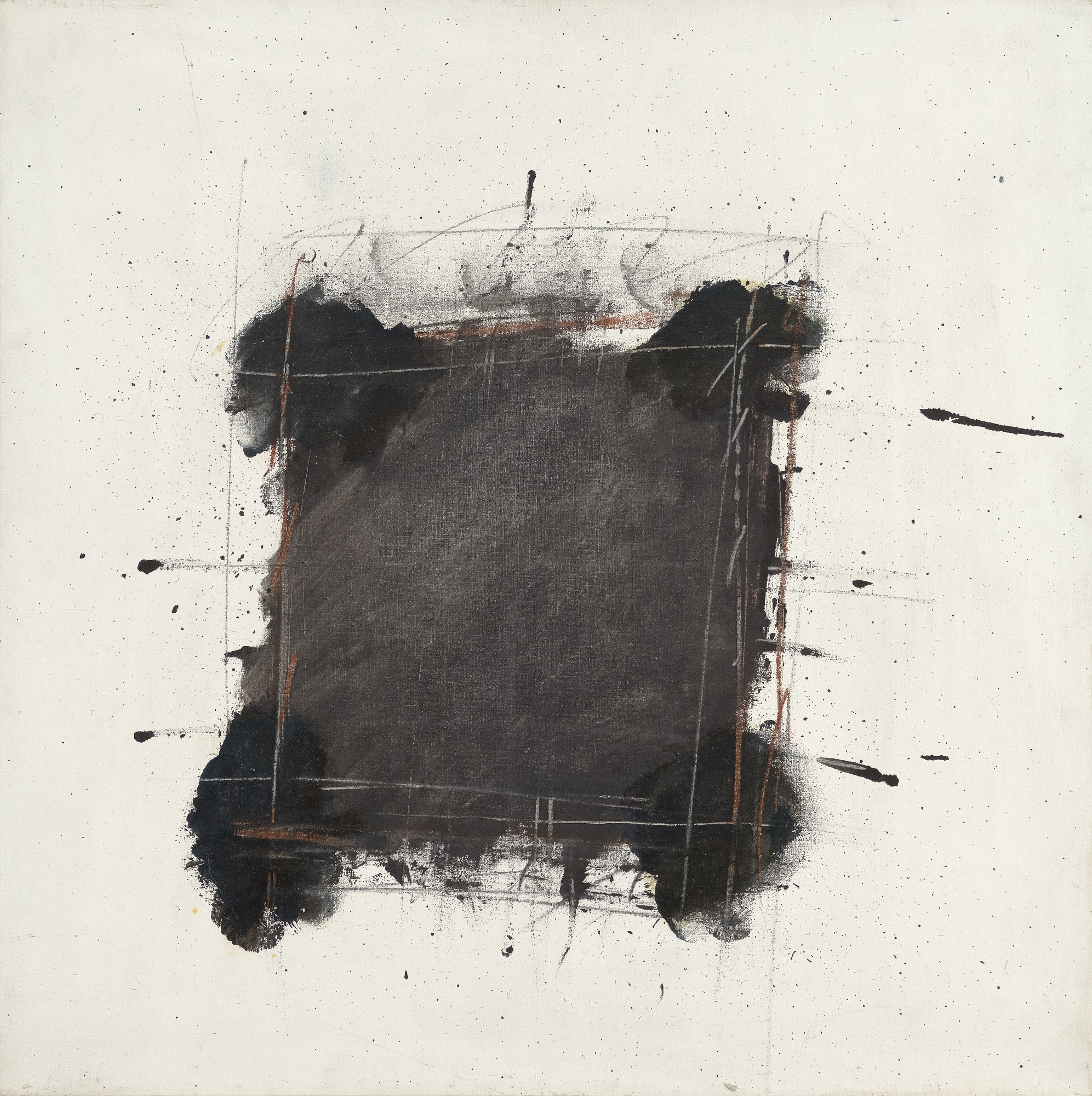 Djoka Ivackovic, Painting 10. IV '80, 1980, oil on canvas, 60x60cm
