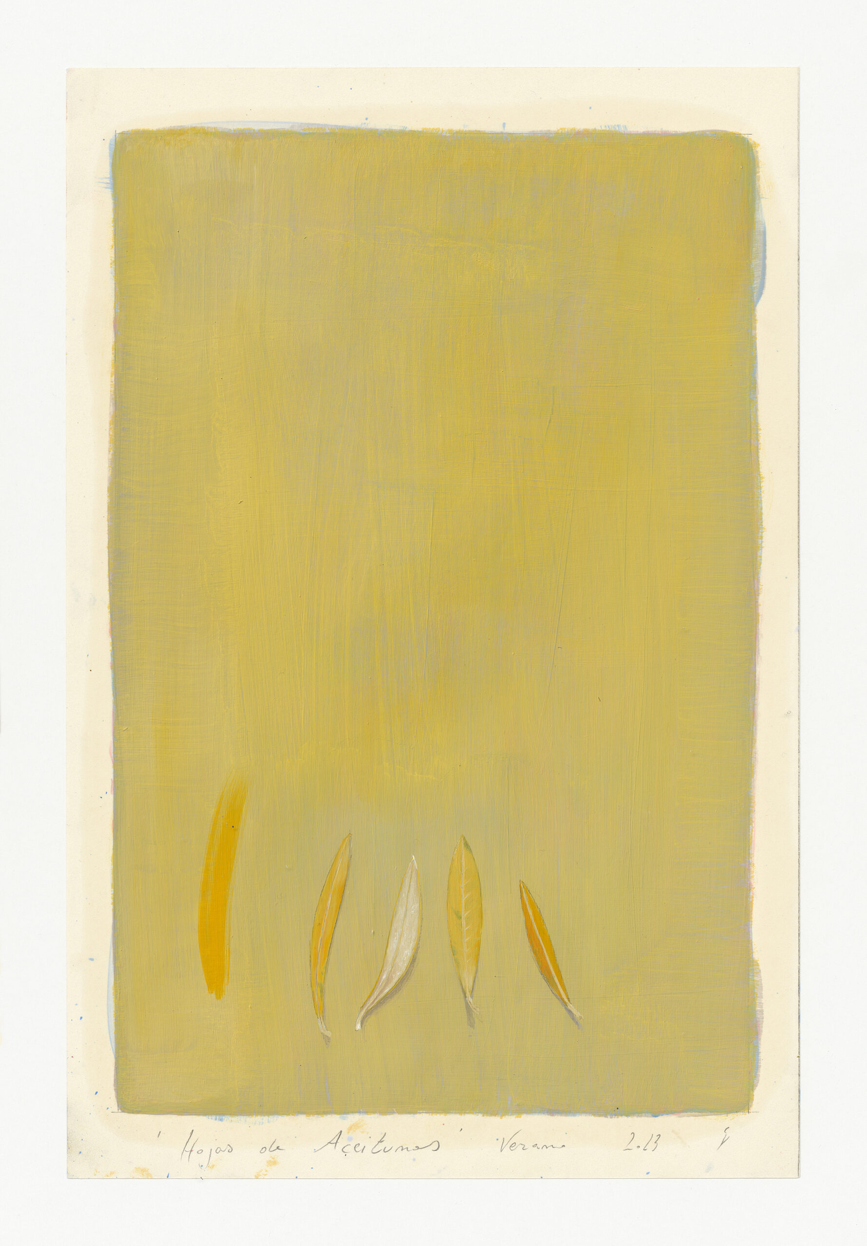 SP 5.23,Hojas de Aceitunas (Olive Leaves), 2023, 33.5x22 cm